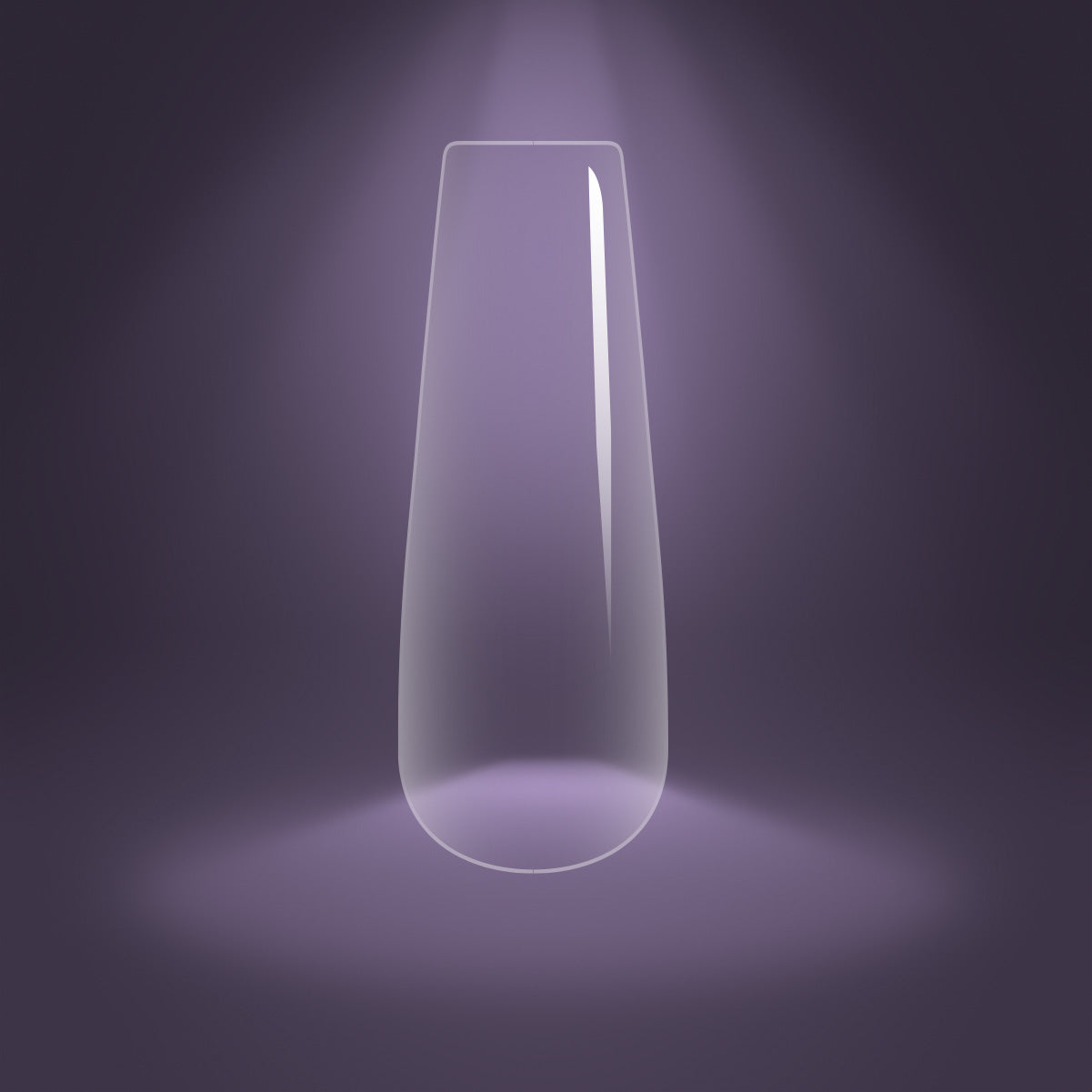 Coffin Long Full Cover Flexi Gel Soft Gel Tips