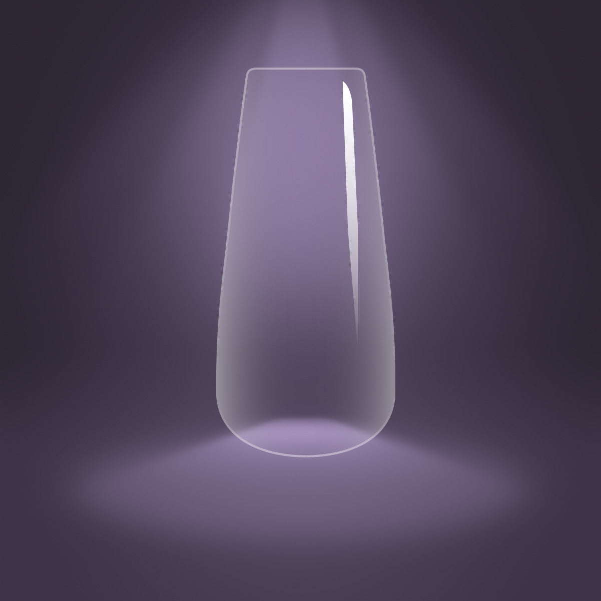 Coffin Medium Full Cover Flexi Gel Soft Gel Tips