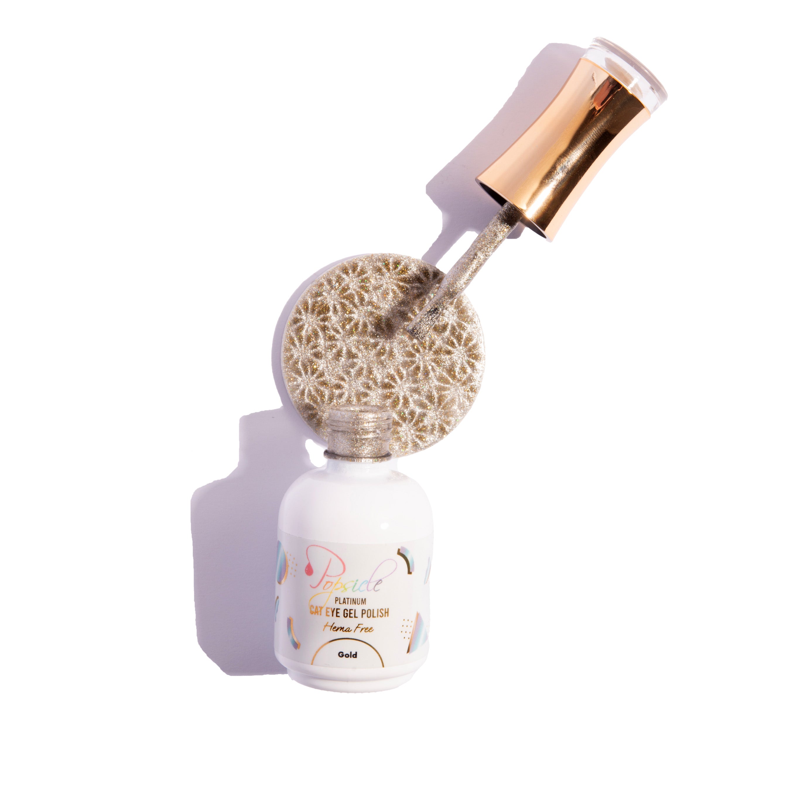 Gold HEMA Free Cat Eye Gel Polish