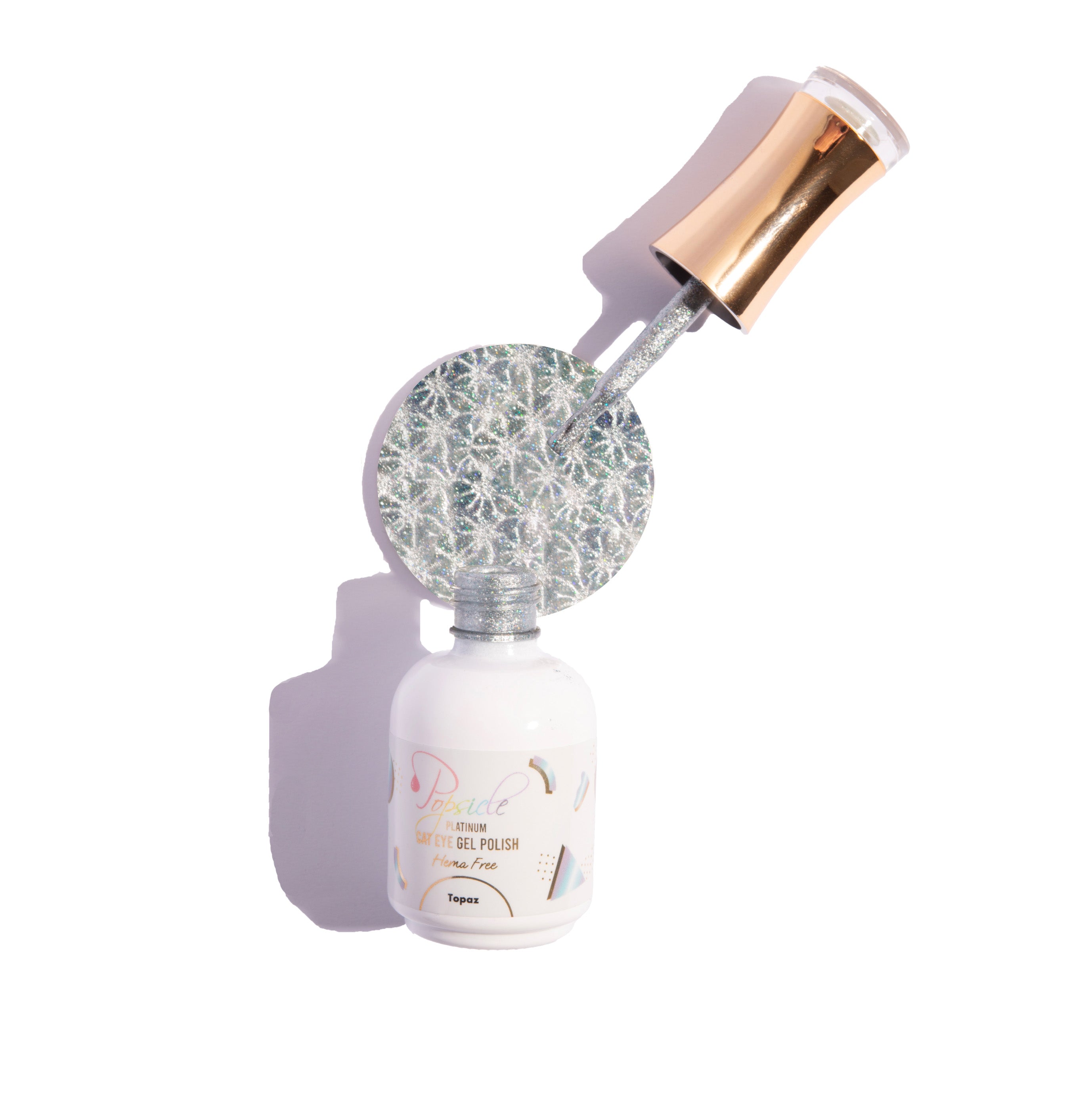 Topaz HEMA Free Platinum Cat Eye Gel Polish