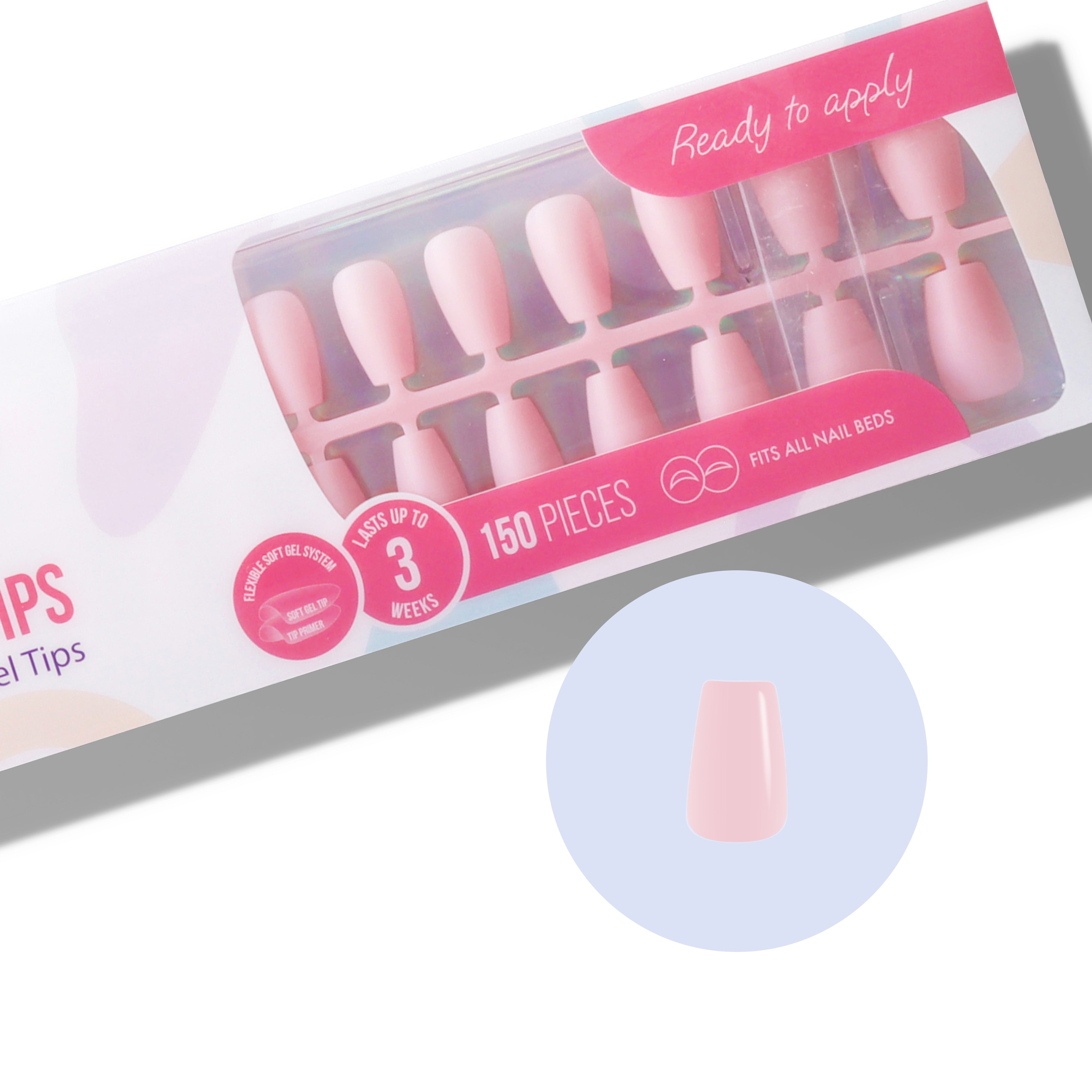 Light Pink Ballerina Short Flexi Soft Gel