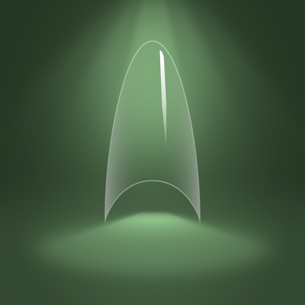 Almond Medium French Tip