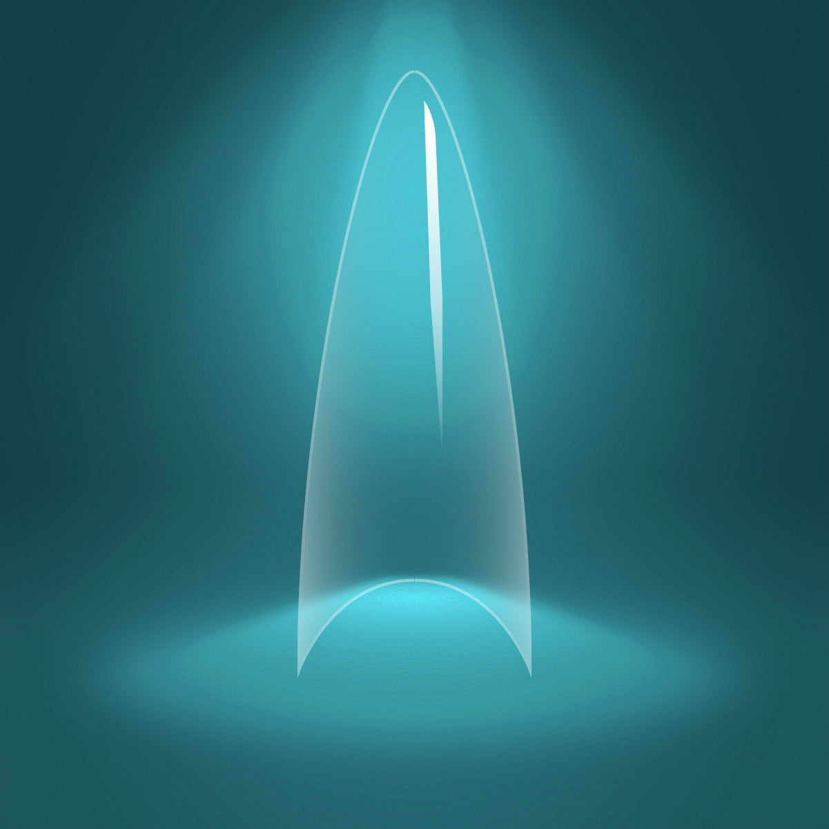 Stiletto Medium French Tip