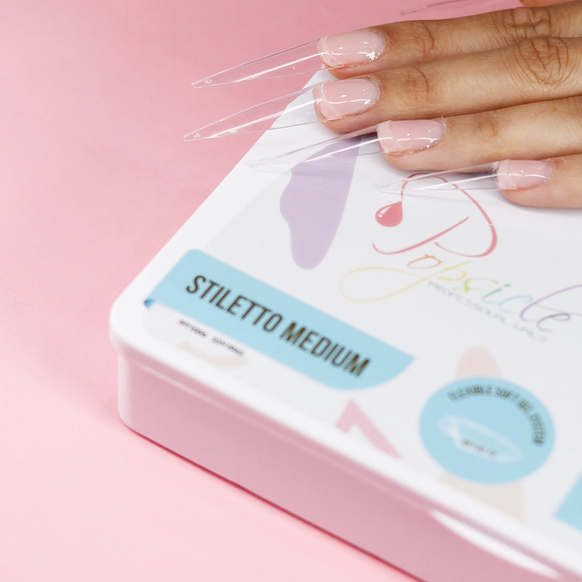 Stiletto Medium French Tip