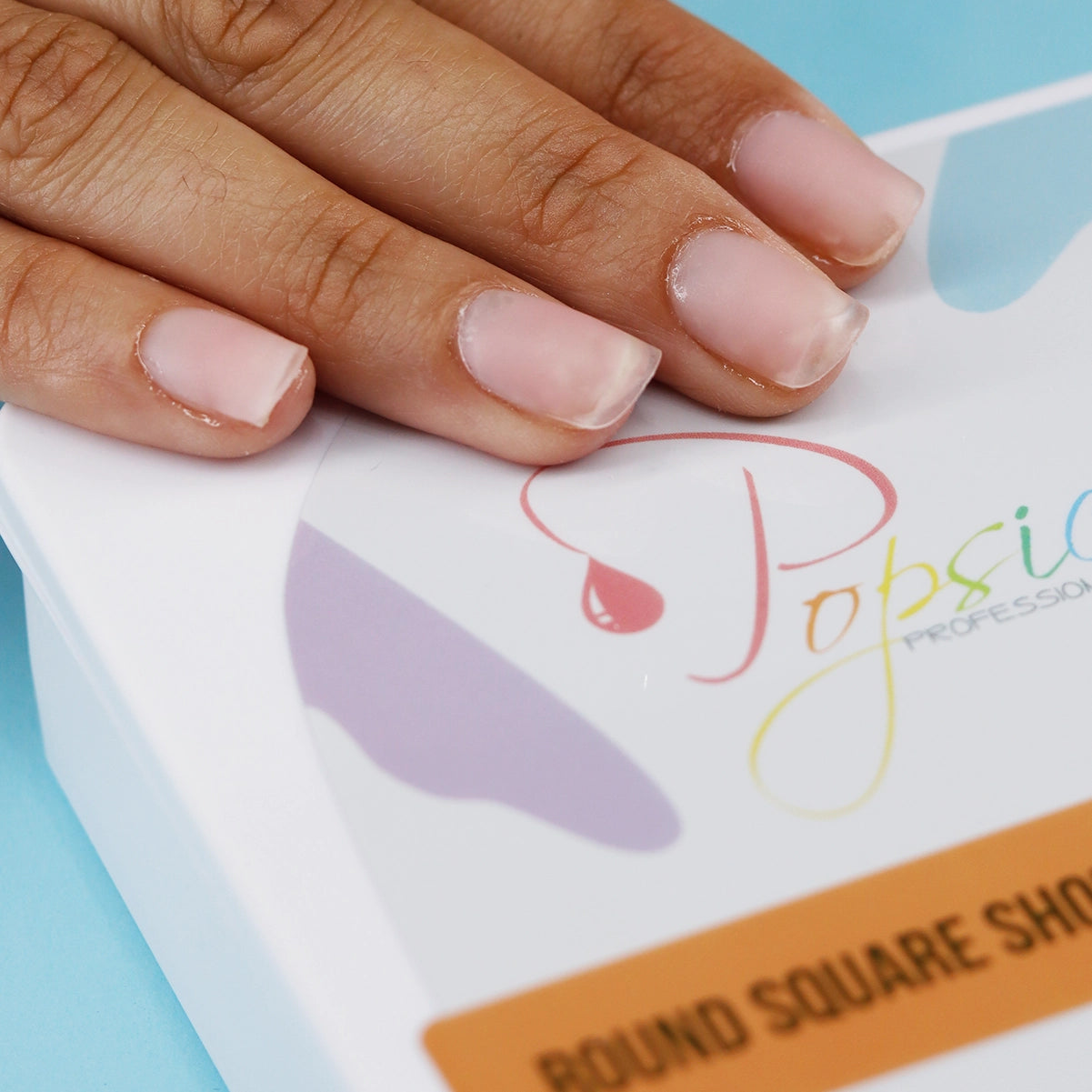 Round Square Short Pre-Etched Full Cover Flexi Gel Soft Gel Tips